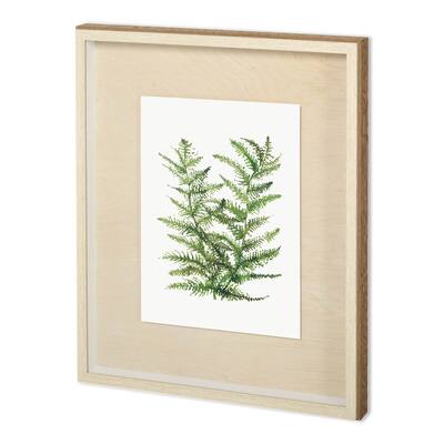 WILD GREENS II Framed Art Print
