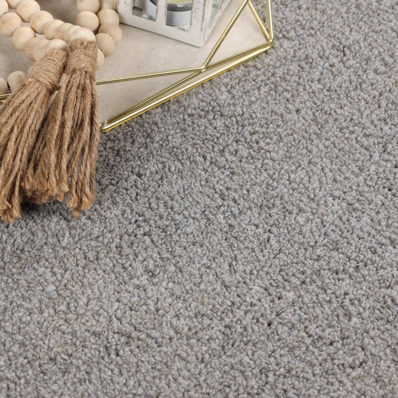 Superior California Shag Solid Plush Non-Slip Indoor Runner or Area Rug