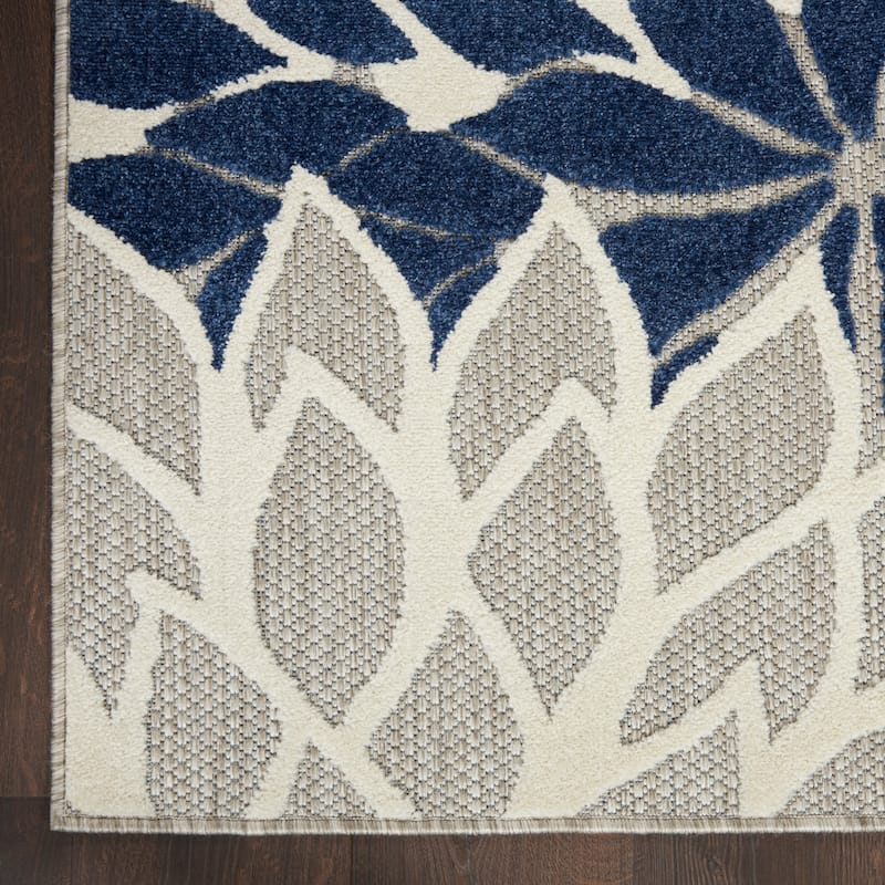 Nourison Aloha Floral Modern, Indoor/Outdoor Area Rug