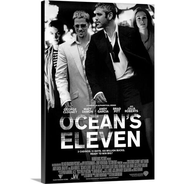 Oceans Eleven 2001 Canvas Wall Art Overstock 24131049