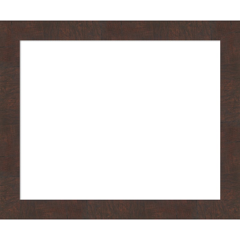 Amanti Art Wildwood Brown Framed Dry Erase Magnetic Board
