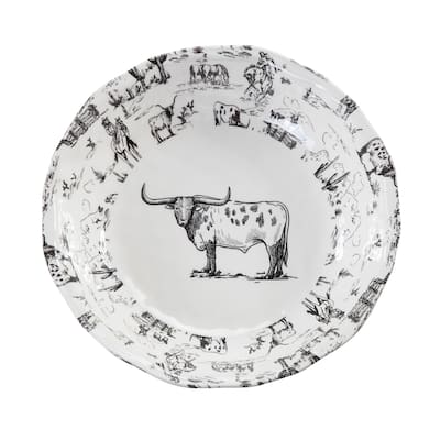 Paseo Road by HiEnd Accents Ranch Life Melamine Serving Bowl, 1PC