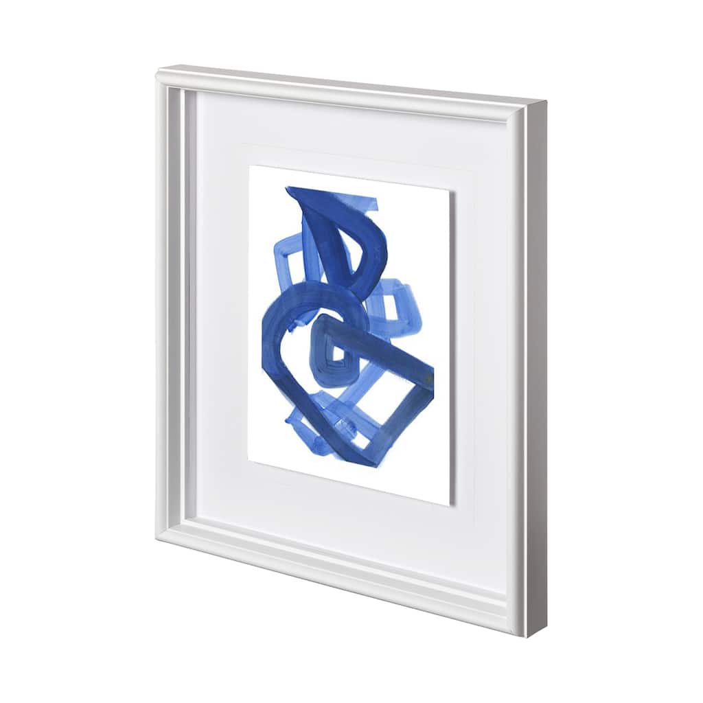 Continuous Blue 2 Framed Art Print