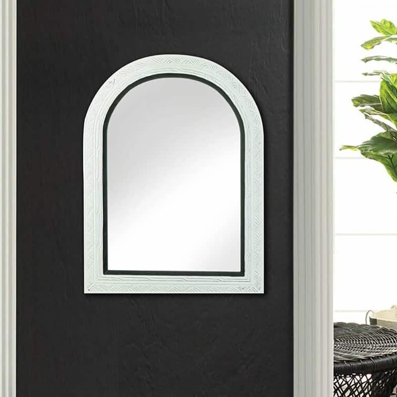 Decorative Wall Mirror in White and Black 23"x31" Bed Bath & Beyond