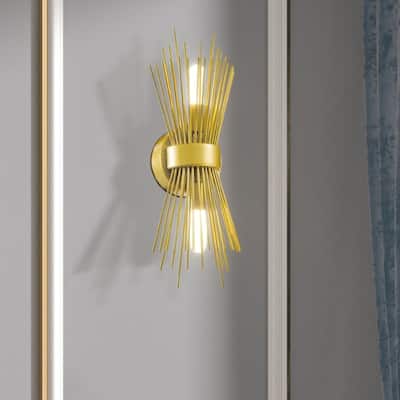 Maxax 2 - Light Dimmable Gold Wallchiere
