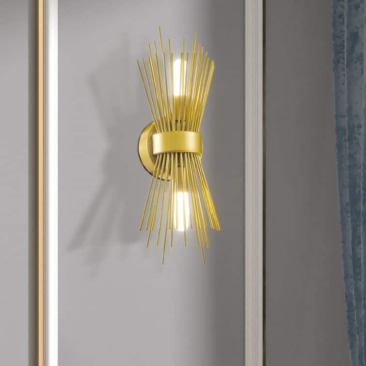 Maxax 2 - Light Dimmable Gold Wallchiere