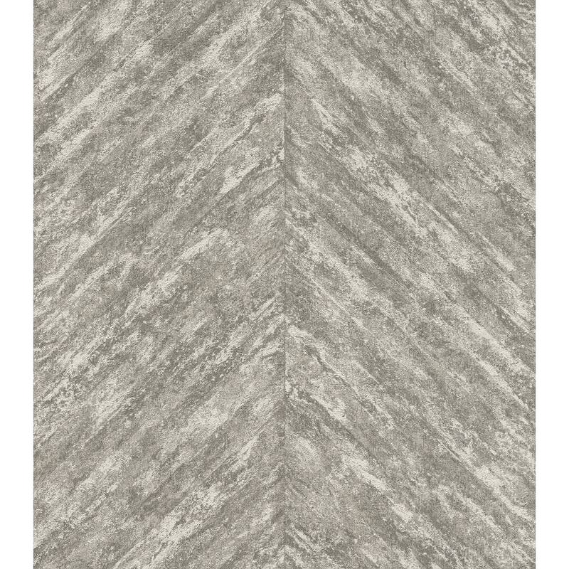 Advantage Madoka Sterling Chevron Wallpaper - 20.9in x 396in x 0.025in - 20.9in x 396in x 0.025in