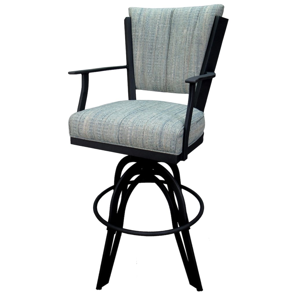 Montana Blue Swivel Tilt Metal 30" or Counter 26" Bar Stool