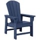 preview thumbnail 113 of 194, Laguna Kids Outdoor Poly Adirondack Chair Navy Blue
