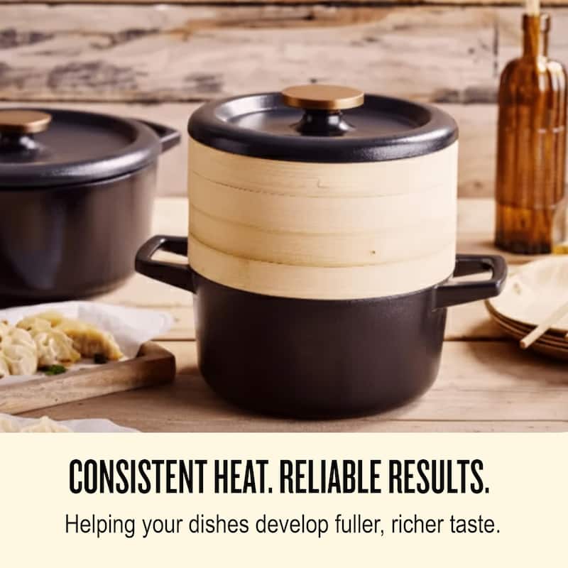 Alva Nori Enameled Cast Iron Dutch Oven w/ Lid Nonstick Enameled Pot