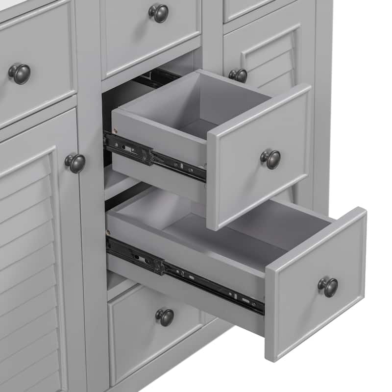 Modern Bathroom Vanity without Sink, Cabinet Base Only