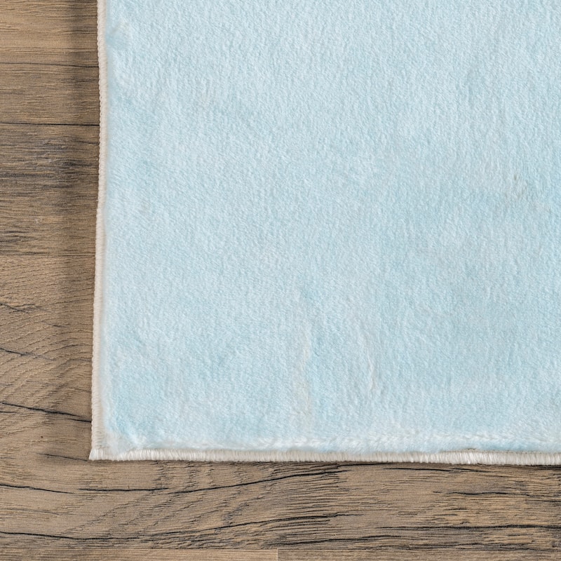 Nuloom Aloisia SpinClean Bunny Machine Washable Area Rug