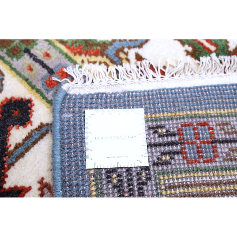 ECARPETGALLERY Hand-knotted Serapi Heritage Light Denim Blue Wool Rug - 8'9 x 11'11