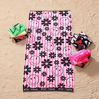 Betsey Johnson Printed Beach Towel - 36 x 72