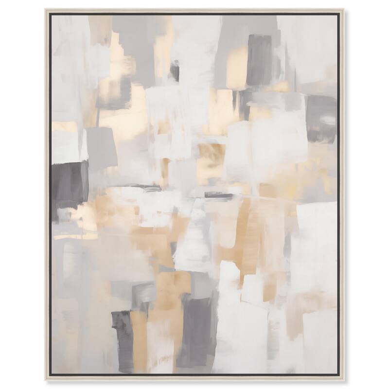 Dissolving Brilliance I Canvas by Art Remedy - Silver - 16" x 20"