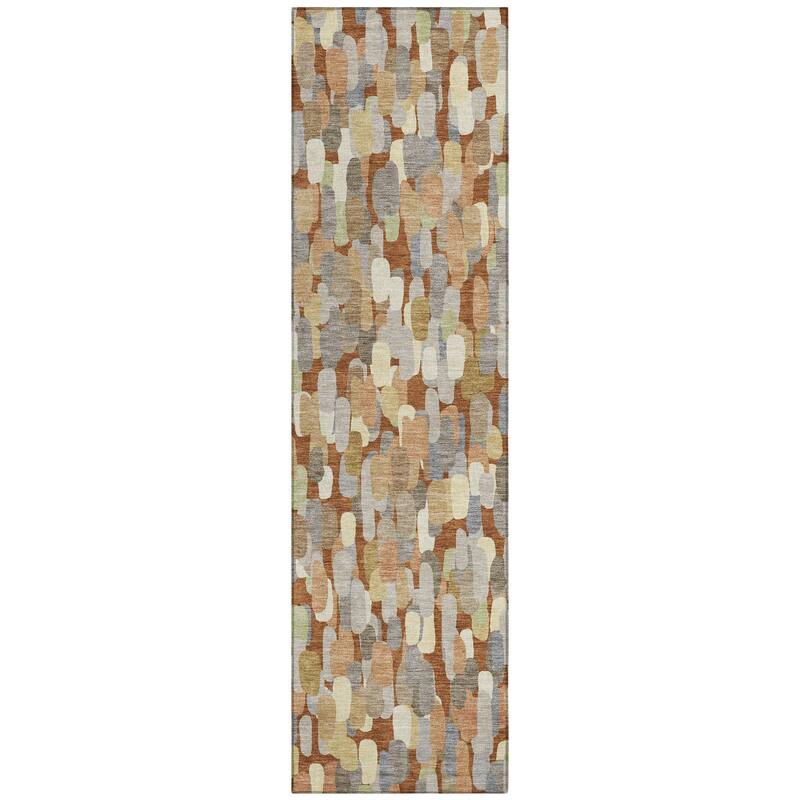 Machine Washable Indoor/ Outdoor Contemporary Drew Chantille Rug