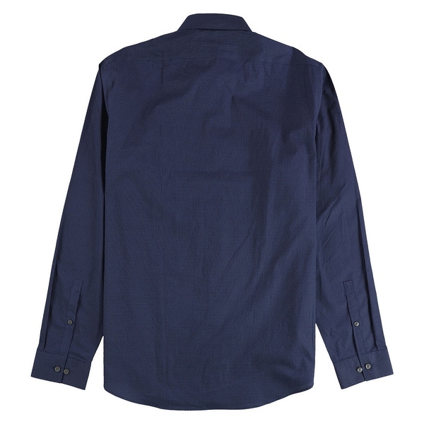 Calvin Klein Mens Steel + Button Up Dress Shirt, Blue, 17" Neck 36"-37" Sleeve - Bed Bath & Beyond - 41863597 Calvin Klein Mens Steel + Button Up Dress Shirt, Blue, 17" Neck 36"-37" Sleeve - Bed Bath & Beyond - 41863597