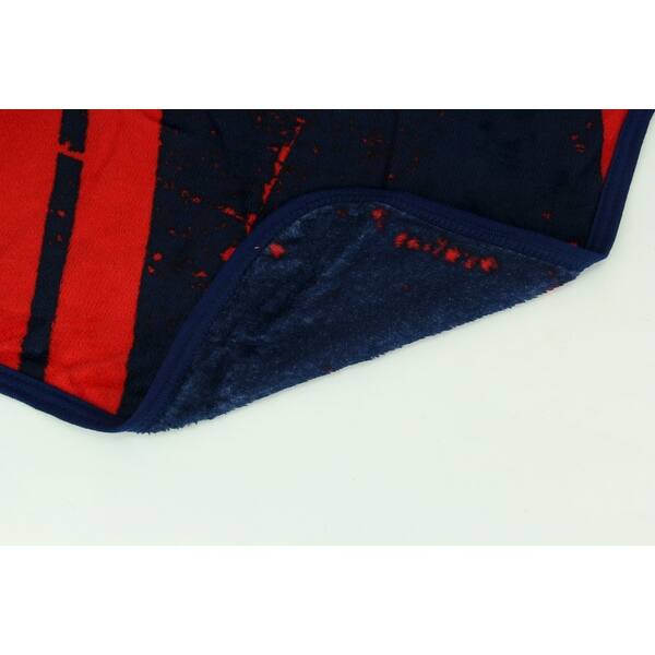 Shop New England Patriots Retro Grunge Micro Raschel Throw Blanket Red Overstock 21586069