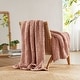 preview thumbnail 91 of 93, Madison Park Hand Made Chunky Double Knit Throw Blanket
