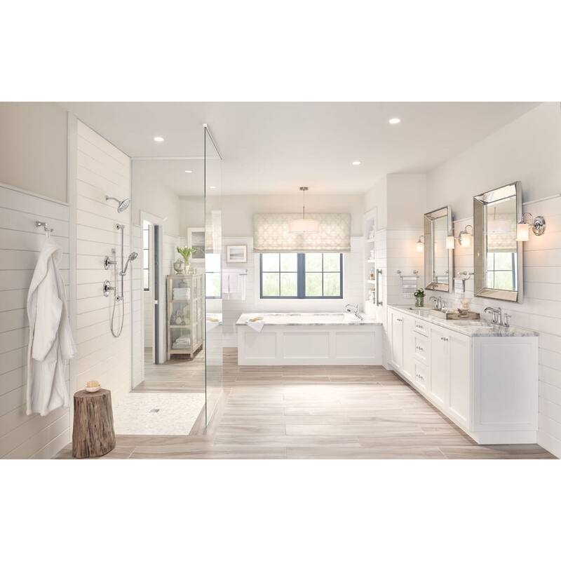 Moen TV6405 Belfield 1.2 GPM Widespread Bathroom Faucet with Pop-Up