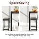 preview thumbnail 13 of 15, 3 - Piece Faux Marble Dining Set, Kitchen Table Set with 2 PU Leather Benches for Dining Room, Breakfast Nook