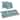 Tufted Indoor/Outdoor Settee Cushion Set (Set of 3)