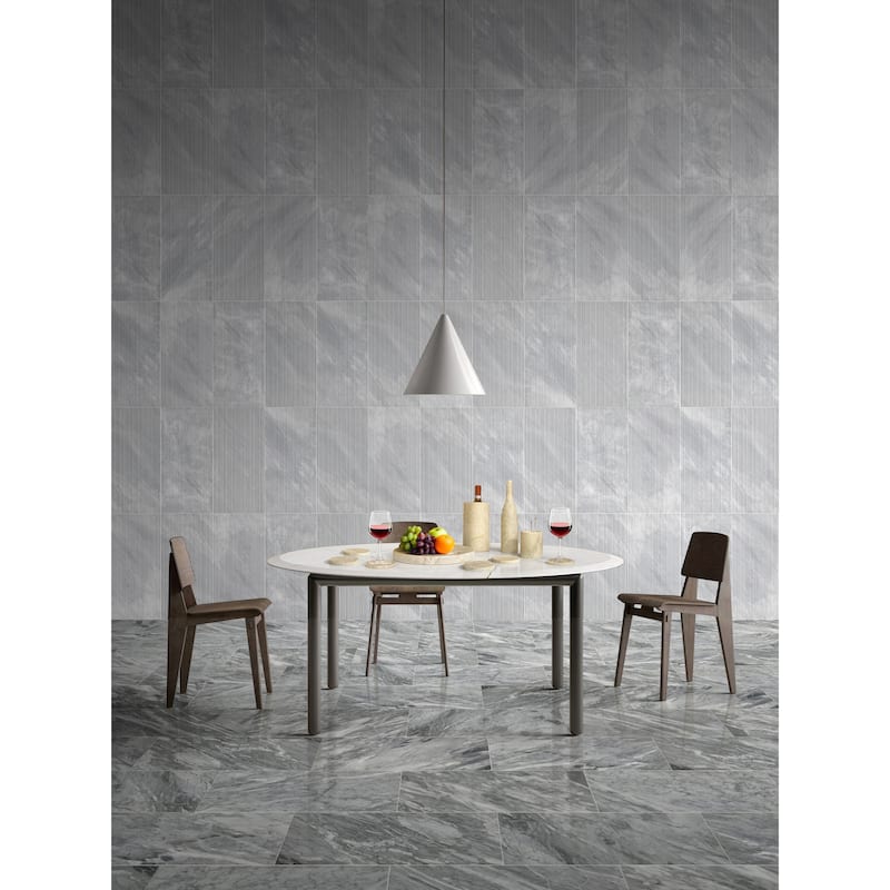 Roomfitters Natural Marble Dining Room Accessories Set, Luxury 10-Piece Genuine Stone Tabletop Collection