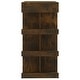 preview thumbnail 49 of 48, vidaXL Bar Table with Storage Rack 39.4"x19.7"x40" Engineered Wood - 39.4" x 19.7" x 40"