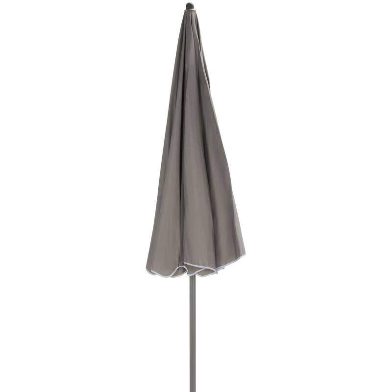 SAFAVIEH Outdoor Kinley 6-Chair Dining Set with Umbrella - 55Wx32Dx28H