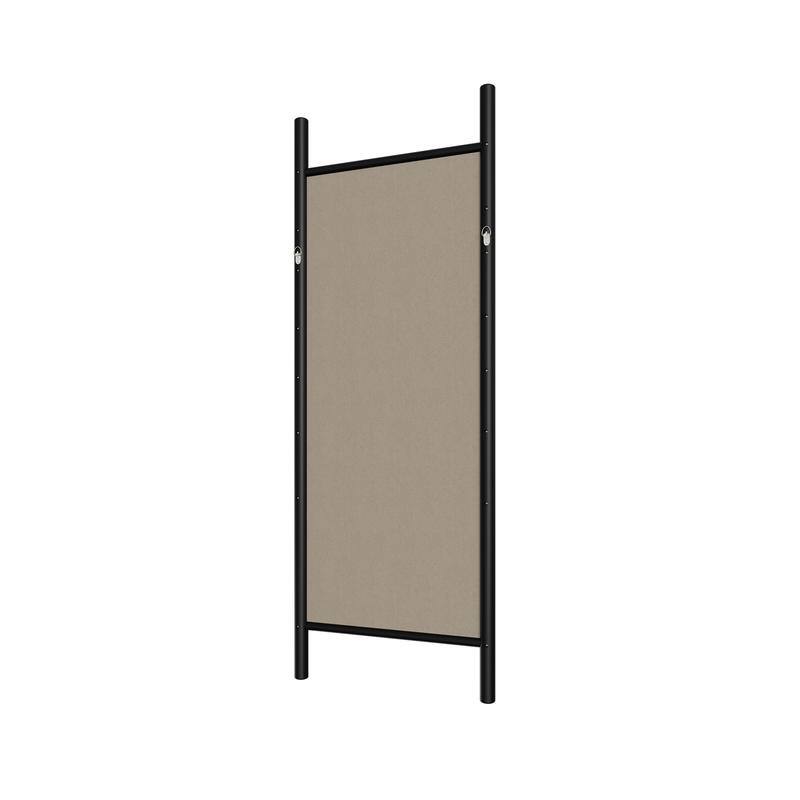 Rectangle Ladder-Style Solid Wood Framed Mirror in Brown - 63"x24"