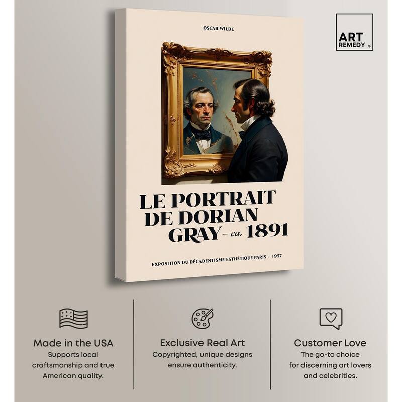 Decadent World of Dorian Gray Canvas by Art Remedy, Gallery Wrapped