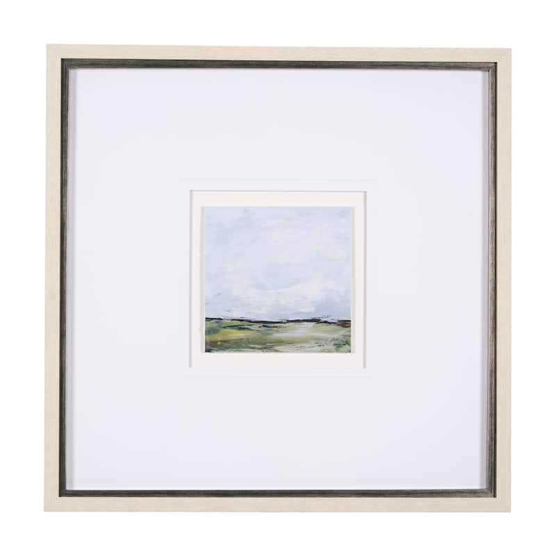 Springs Coming II by Mercana Studio a Hand Embellished Textured Framed Art Print Matted under Glass