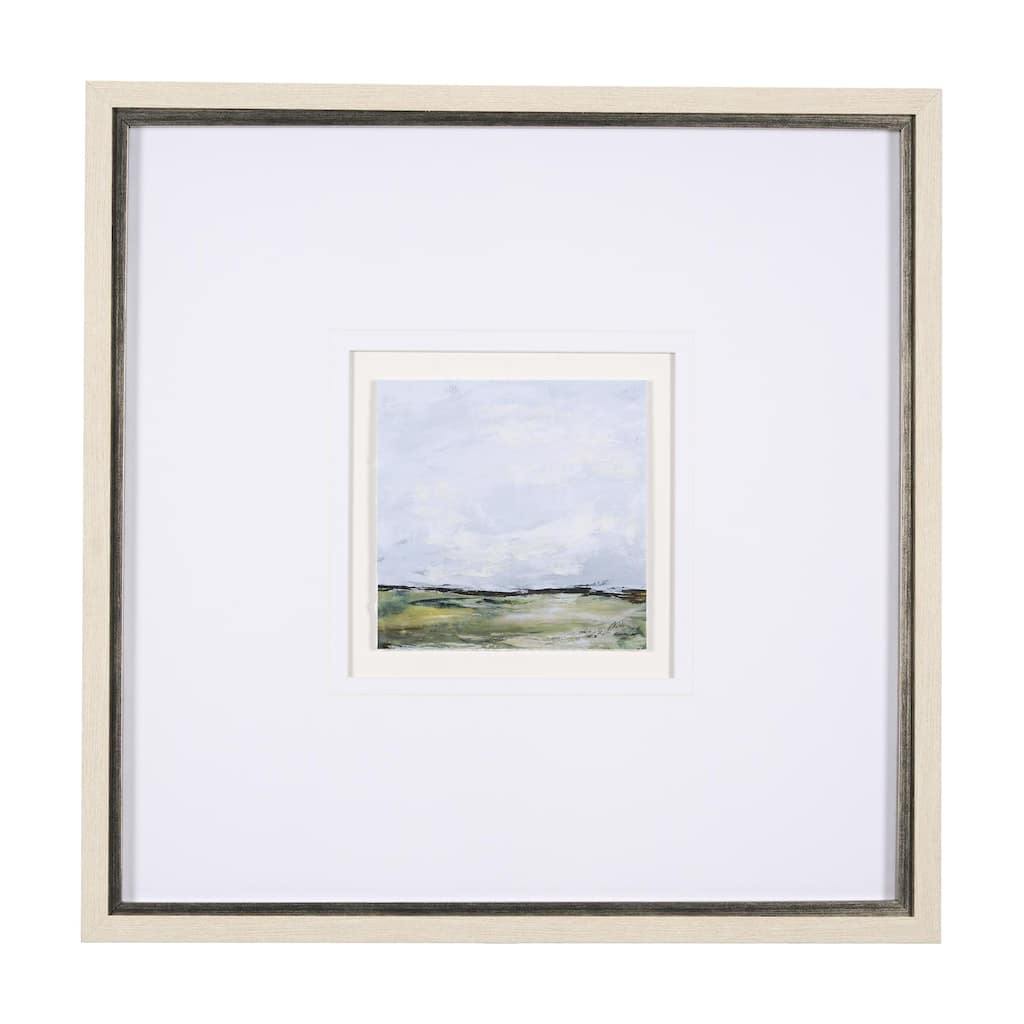 Springs Coming II by Mercana Studio a Hand Embellished Textured Framed Art Print Matted under Glass