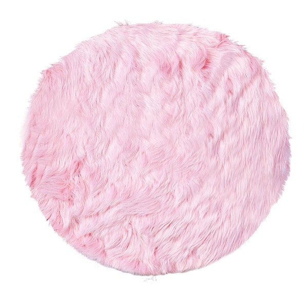 Mother Garden Pet Rug With Anti-Slip Strawberry Pink Mat Fluffy