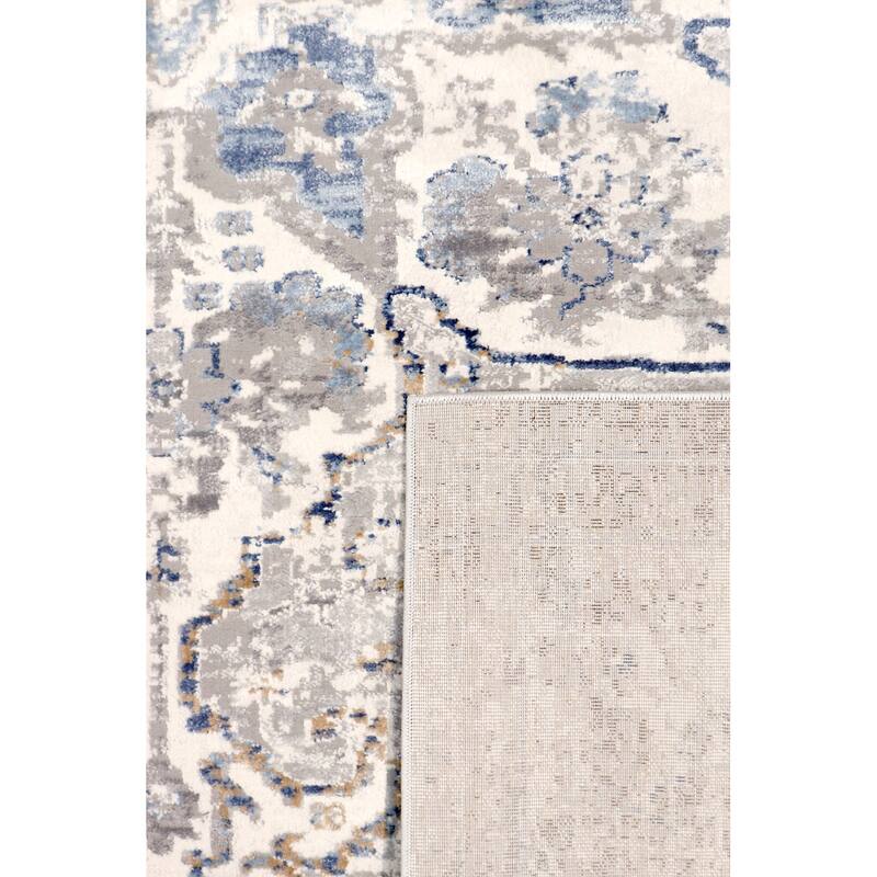 Pasargad Home Turkish Efes Design L. Grey Floral Area Rug