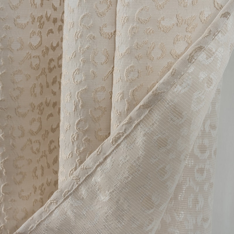 Brookfield Jacquard Grommet Window Curtain Panel