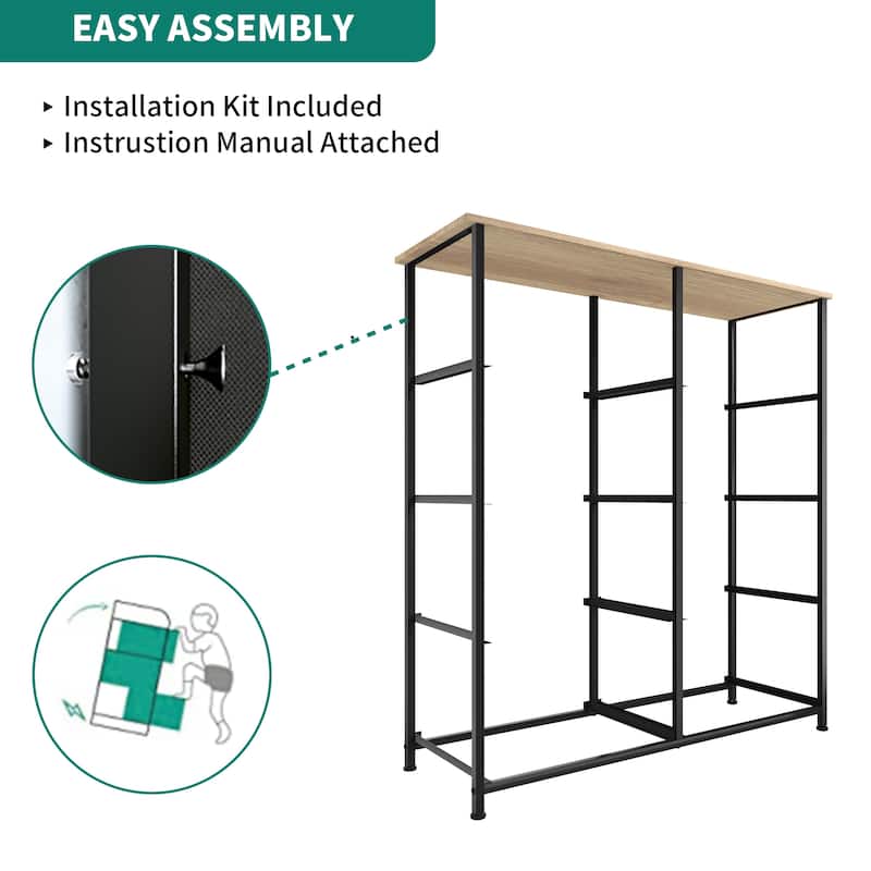 Modern Wide Dresser Storage Tower with 8 Drawers