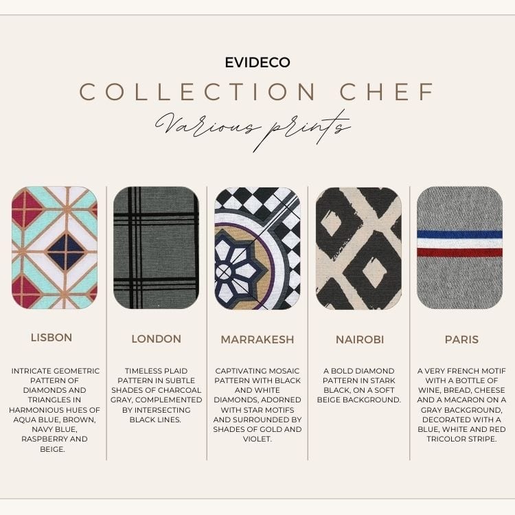 Chef's Vibrant Geometric Design Cotton Oven Mitt - Heat Resistant 11x7 Inch - Stylish Kitchen Essential - 11"L x 7"W x 1"H