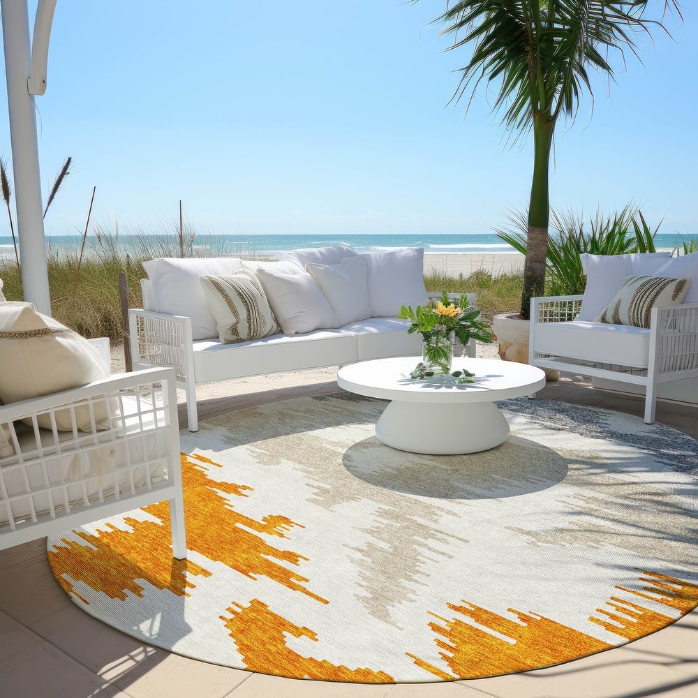 Machine Washable Indoor/ Outdoor Chantille Global Boho Rug