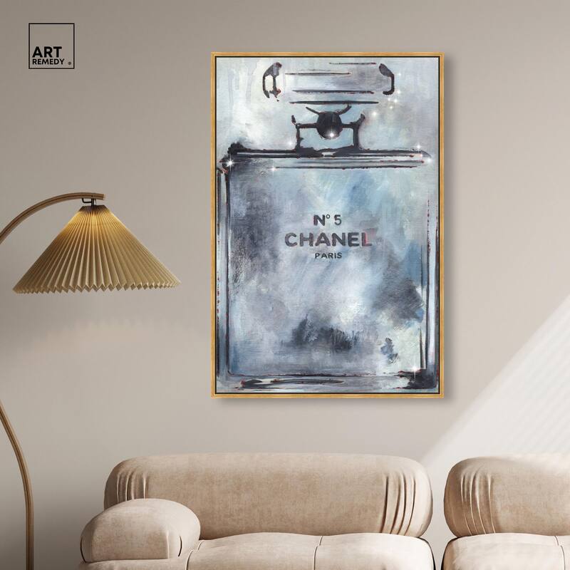 Doll Memories - Grey Perfume Canvas by Art Remedy
