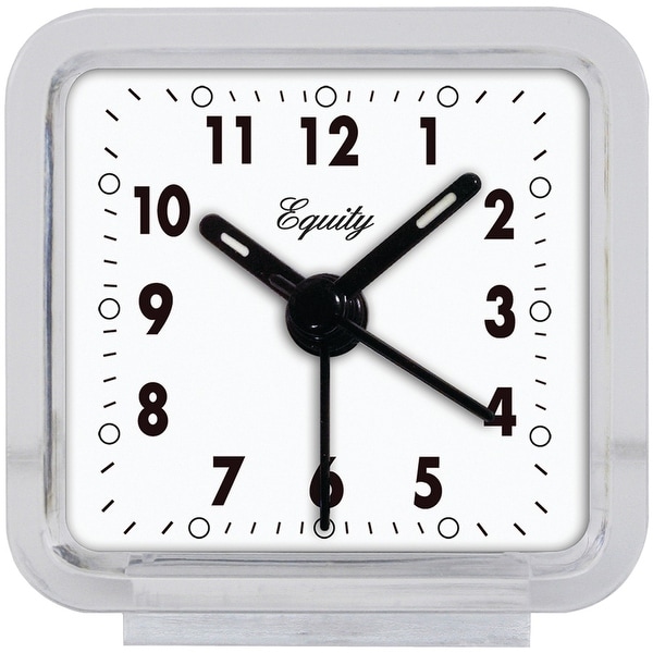 Equity by la crosse 21038 clear quartz alarm clock
