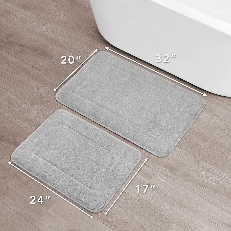 Oliver Brown Terry Memory Foam Bath Mat