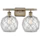 Option Antique Brass / Clear Glass with White Rope