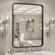 preview thumbnail 1 of 192, KIOTEE Modern Metal Frame Wall Mounted Bathroom Vanity Mirror with 5-year warranty