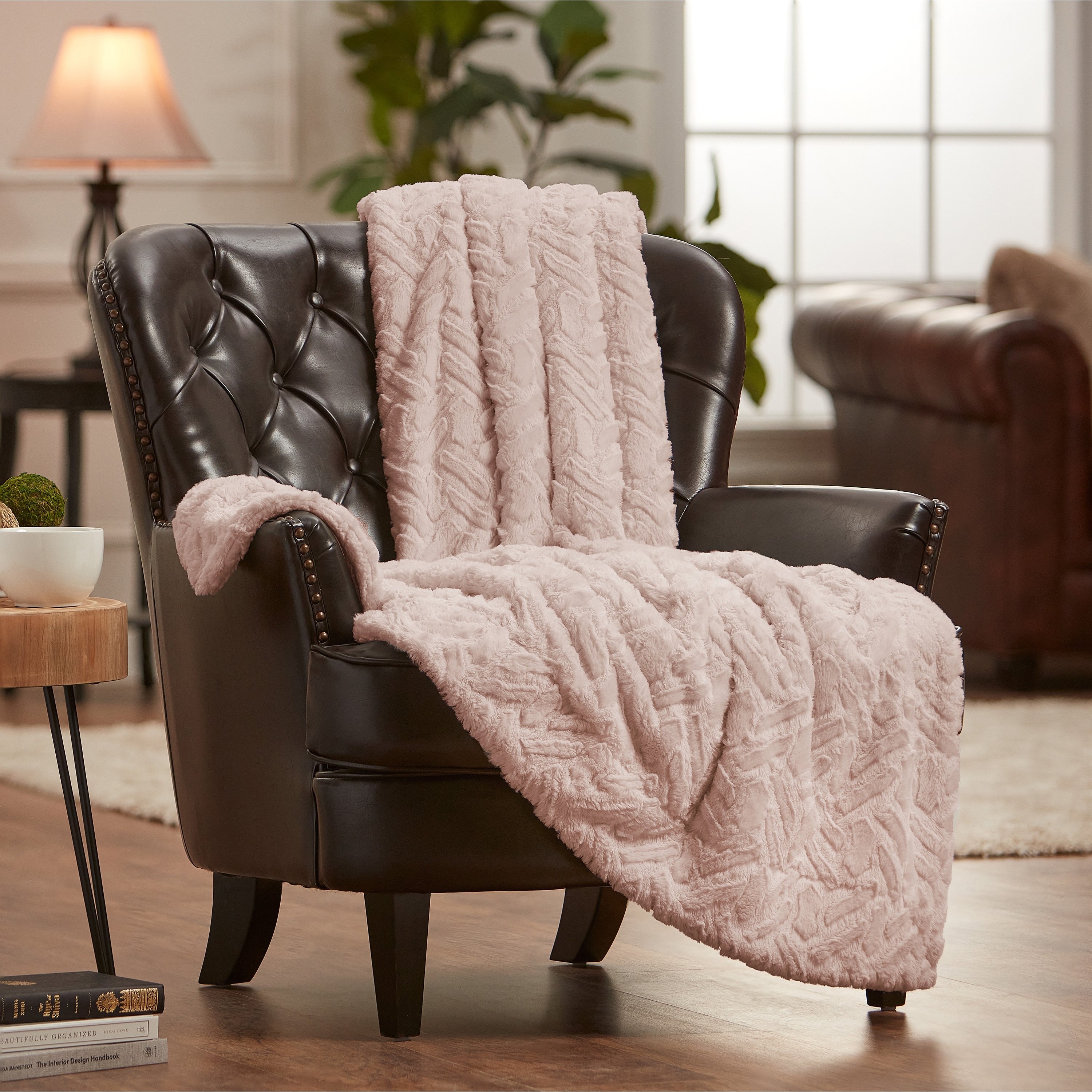 The bay hotsell faux fur throw