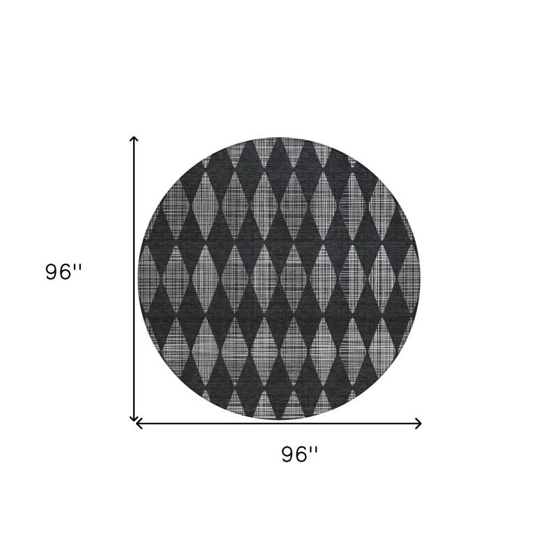 HomeRoots Geometric Transitional Rectangle Outdoor Rug