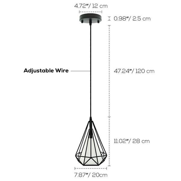 Shop Industrial Retro Loft Pendant Black Ceiling Pendant