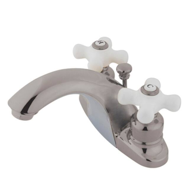 Kingston Brass English Country Centerset Bathroom Faucet with Pop-Up
