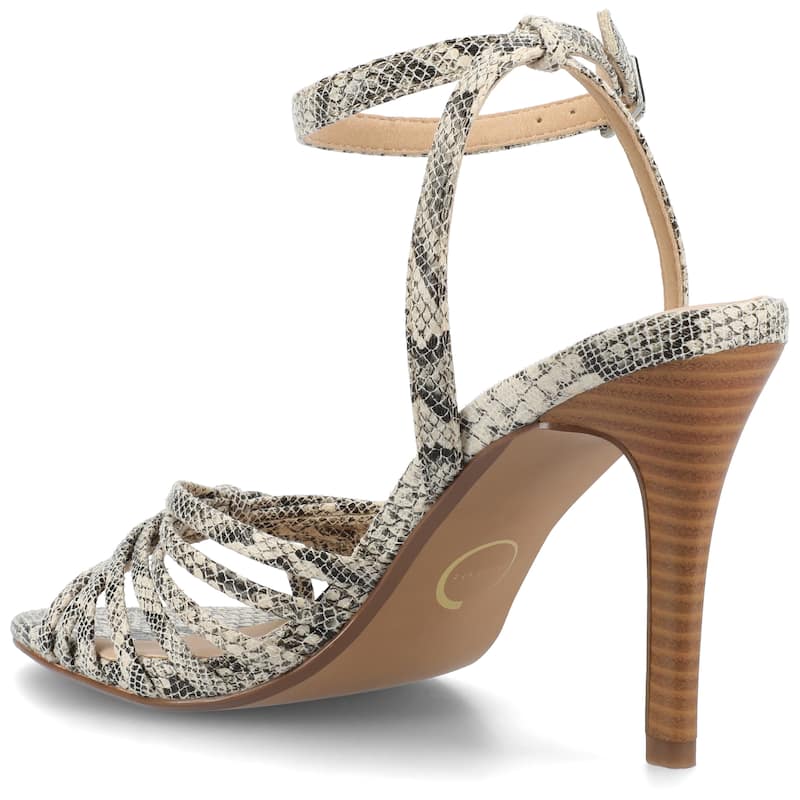 Journee Women's Vanita Medium and Wide Width Dress Sandals