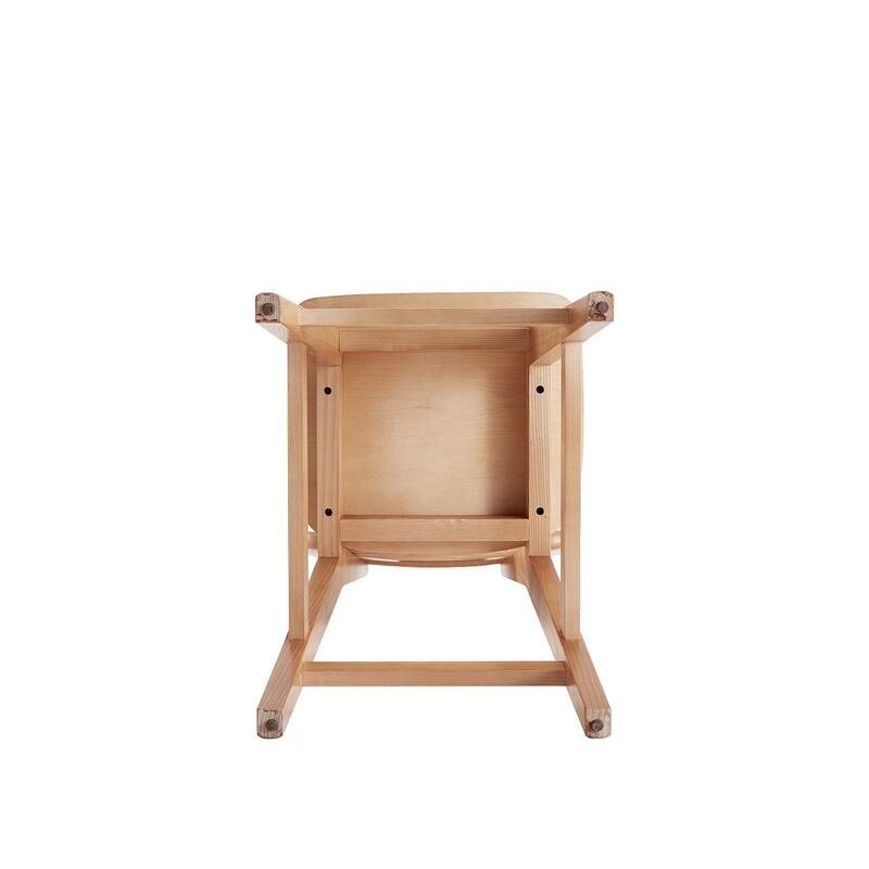 Manhattan Comfort Versailles Counter Stool in Black and Natural Cane